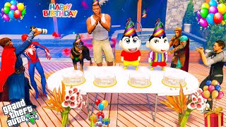 Franklin Family Birthday Celebration in GTA 5 Hindi  Franklin Family Birthday Party GTA 5 AVENGERS [upl. by Ttessil]