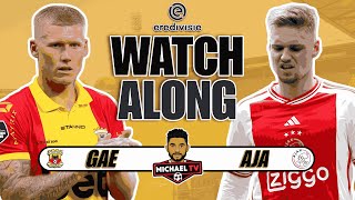 Go Ahead Eagles 11 Ajax Live  Eredivisie  Watch Along [upl. by Olivero]