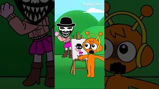 Incredibox Sprunki Help Pinki redraw her body parts sprunki animation trend [upl. by Neoma]