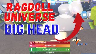 RAGDOLL UNIVERSE Aimbot Script GUI 2022 Big Head Functions Working ROBLOX [upl. by Alejo]