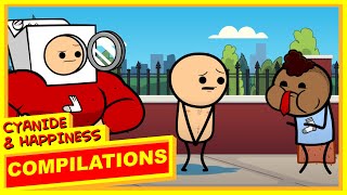 Cyanide amp Happiness Compilation  32 [upl. by Aicirtam]