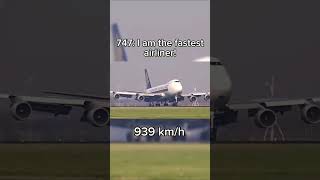 Who is more faster aviation 747 concorde [upl. by Tristas]