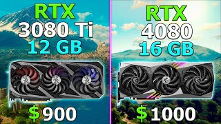 RTX 3080 Ti vs RTX 4080  Test in 9 Games [upl. by Ennovihs]