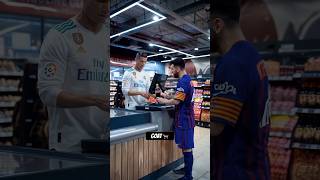 Messi buy coke from Ronaldo ❤️shorts [upl. by Lat]