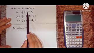 Jacobi method by using CASIO fx99IES PLUS calculator  System of linear equations [upl. by Nudd644]