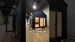 Touring a 456 Square Foot Cottage Style Prefab Home hometour prefabhomes [upl. by Ibob]