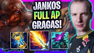 JANKOS PLAYS FULL AP GRAGAS JUNGLE  TH Jankos Plays Gragas Jungle vs Fiddlesticks  Season 2024 [upl. by Elegna806]