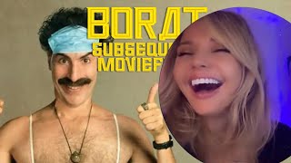 Borat Subsequent Moviefilm Reaction  First Time Watching  Funny Borat 2 [upl. by Neetsyrk]