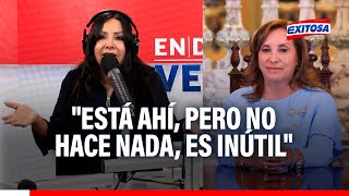 🔴🔵Cecilia García compara a Boluarte con la letra H quotEstá ahí pero no hace nada es inútilquot [upl. by Obellia]