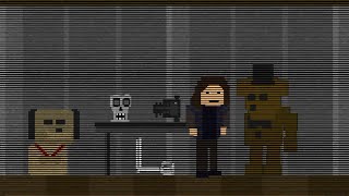 FNaF Movie BreakIn Scene  Mini Game Style [upl. by Wilt964]