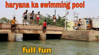 HARYANA KA SWIMMING POOL II नहर ki msti with fun II haryanvi comedy video 2018 II a run films [upl. by Josias771]