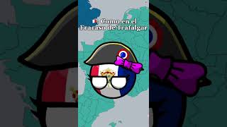 Francia y España en las Guerras Napoleonicas 🗿💀 countryballs humor viral [upl. by Sualakcin]