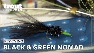 How to tie the Black and Green Nomad  Troutmasters [upl. by Picco88]