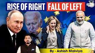 Why is Europe moving towards the Right How does it impact India amp European Elections  Geopolitics [upl. by Lasonde]