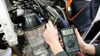 KTM Throttle Position Sensor TPS Adjustment The Easy Way  How To [upl. by Neenwahs267]