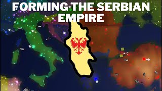 Forming the Serbian Empire  Roblox Rise of Nations [upl. by Aromat]