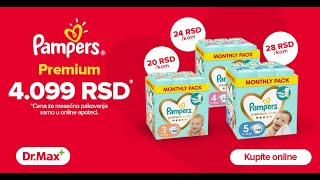 Dr Max  Pampers Monthly Pack  Super Akcija [upl. by Laumas]