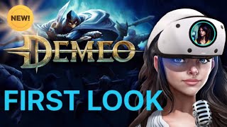 Demeo VR  My First Look  PSVR2 Gameplay [upl. by Ellicott814]