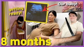 3rd Trimester Vlog 🤰🏻 Ultrasound Appointment Pregnancy Updates l Baby position Nursery Due date [upl. by Rothstein]