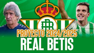 RECONSTRUCCIÓN REAL BETIS 20242025  Proyecto con fichajes salidas y alineación [upl. by Pratte]