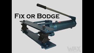 Fix or Bodge my Hydraulic Pipe Bender [upl. by Aiekram]