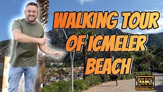 Walking Tour of İçmeler Beach Looking For Bargains  Türkiye [upl. by Reina]