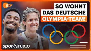 Exklusive Einblicke So sieht das Olympische Dorf von innen aus  Vlog  sportstudio [upl. by Notlem]