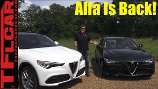 2018 Alfa Romeo Stelvio Review The Alfa Performance Crossover Is Here [upl. by Ettennan]