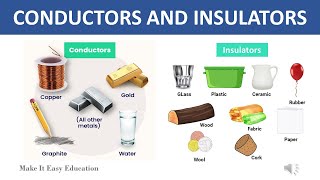 CONDUCTORS AND INSULATORS  SCIENCE EDUCATIONAL VIDEO FOR KIDS [upl. by Elise]