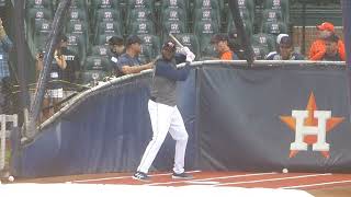 Yordan Alvarezbatting practiceAstros vs Angels41822 [upl. by Azyl]