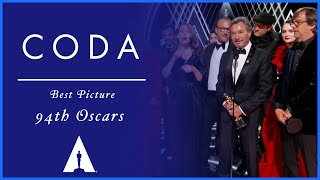 CODA Wins Best Picture  94th Oscars [upl. by Llerrat597]