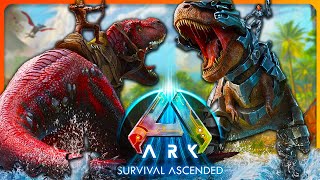 DAY 1 of NEW ARK Survival ASCENDED Gameplay Playthrough [upl. by Ashlee]