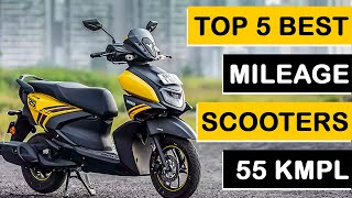 Top 5 Mileage Scooty in India 2024  Best Mileage Scooter in India 2024  Best Scooter 2024 [upl. by Phillada]