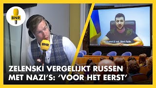 ZELENSKI vergelijk RUSSEN met NAZIS in TOESPRAAK TWEEDE KAMER Voor het EERST  BREEKT [upl. by Cate14]