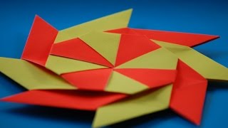 How to Make a Transforming origami Ninja Star [upl. by Ydaj]