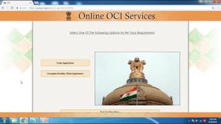 India  Apply for Duplicate OCI Card  In English [upl. by Hcab392]