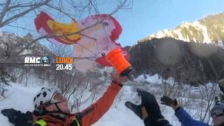 20H45  Lundi 14 Décembre  Hors Piste Chamonix  risque davalanche [upl. by Viki]