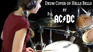 Hells Bells ACDC drum cover by Sina [upl. by Ycrad]