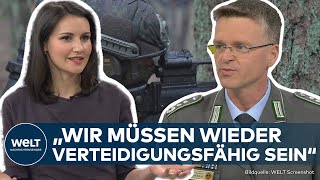 ZEITENWENDE IN DEUTSCHLAND quot100 Milliarden waren zu wenigquot Verteidigungsetat bereits am Limit [upl. by Berlauda]