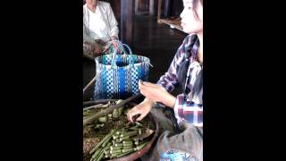 Cheroot making  local cigar in Myanmar [upl. by Anead]