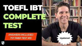 TOEFL iBT Full Mock Test with Answers 10 [upl. by Krebs227]