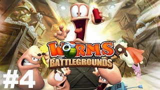 Worms Battlegrounds Story Mission 07 Walkthrough Brain Freeze [upl. by Sualokin294]