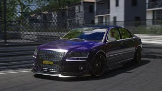 Assetto Corsa Audi A8 V10 S8 Bi Turbo at Cervia GP [upl. by Everrs]