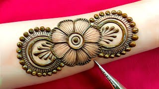 New stylish front hand mehndi design  easy mehndi design  mehndi ka design  mehndi design Mehndi [upl. by German]