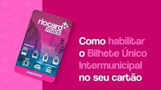 Saiba como habilitar o Bilhete Único Intermunicipal [upl. by Arval]