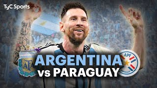 EN VIVO 🔴 ARGENTINA vs Paraguay  Eliminatorias Sudamericanas ⚽ ¡Juega la SCALONETA por TyC SPORTS [upl. by Nesnar]