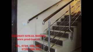 Balustrade Inox Lemn Balustrade Inox Sticla Scari Inox Lemn Copertine Inox [upl. by Seena]