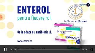 Reclama ENTEROL  Se Ia Odata Cu Antibioticul August 2020 [upl. by Assiram]