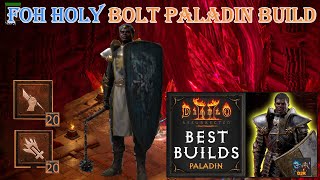 Diablo II Resurrected  Fist of the Heavens Holy Bolt PaladinBest Builds [upl. by Noneek503]