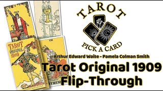 Unboxing Tarot Original 1909 Flipthrough των Arthur Edward Waite και Pamela Colman Smith [upl. by Labana948]